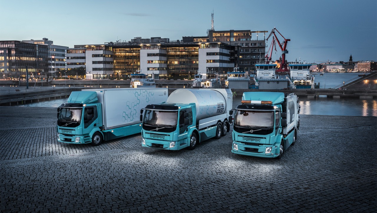 Bendrovės „Volvo Trucks“ elektra varomų transporto priemonių modeliai